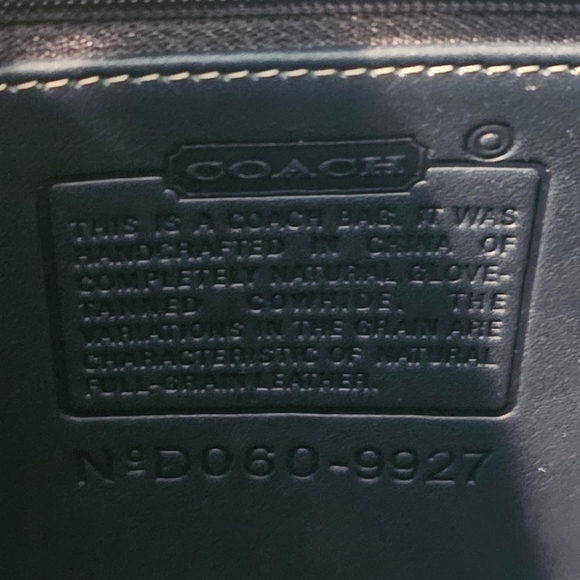 Vintage Coach Willis Top Handle Shoulder Bag ( Royal / Cobalt Blue) # 9927 - Picture 14 of 14